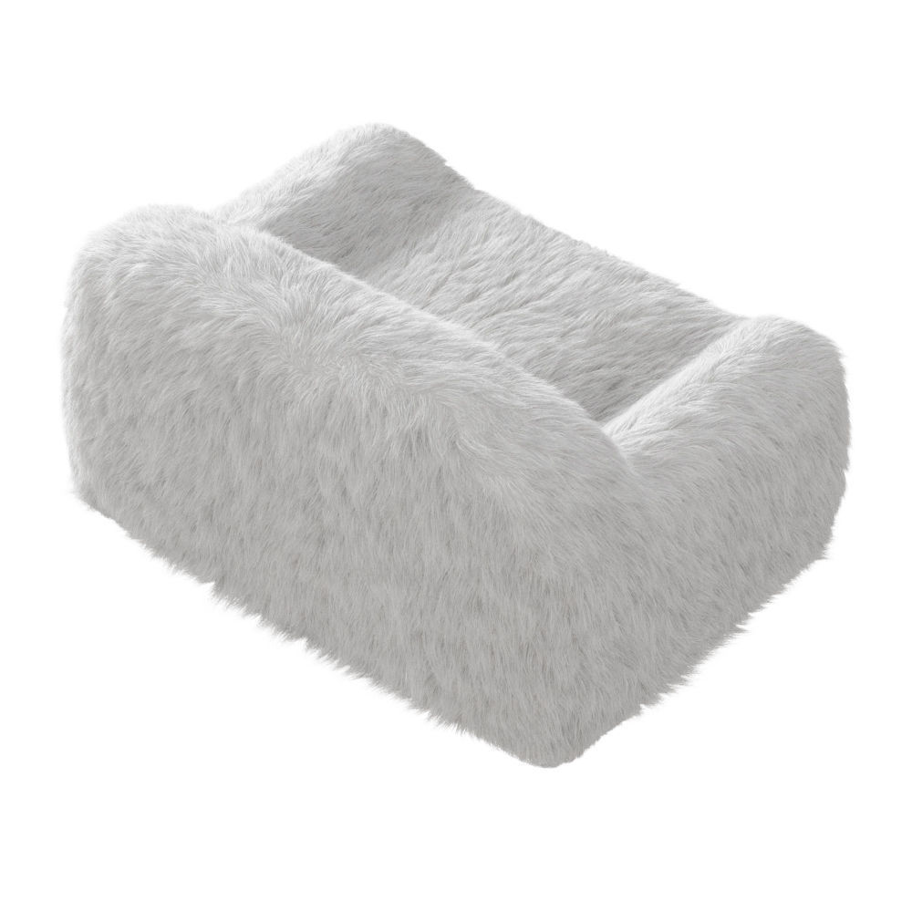 Armchair Kashmir Faux Fur 3D model_2