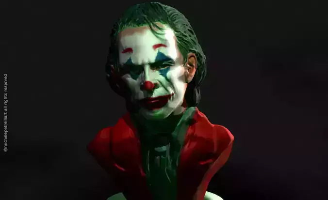 Joker Joaquin Phoenix 3D print model