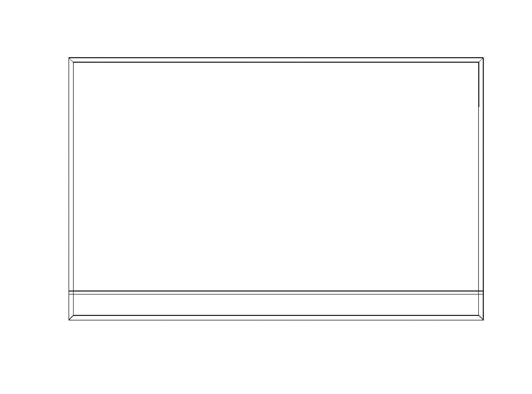 Low-Poly Flat Screen TV Low-poly 3D model_3