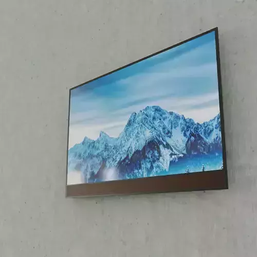Low-Poly Flat Screen TV