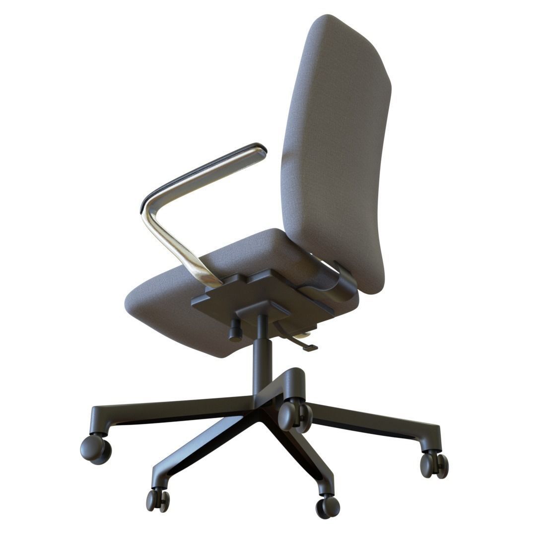 Stylish Regular Office Chair  Free 3D model_2