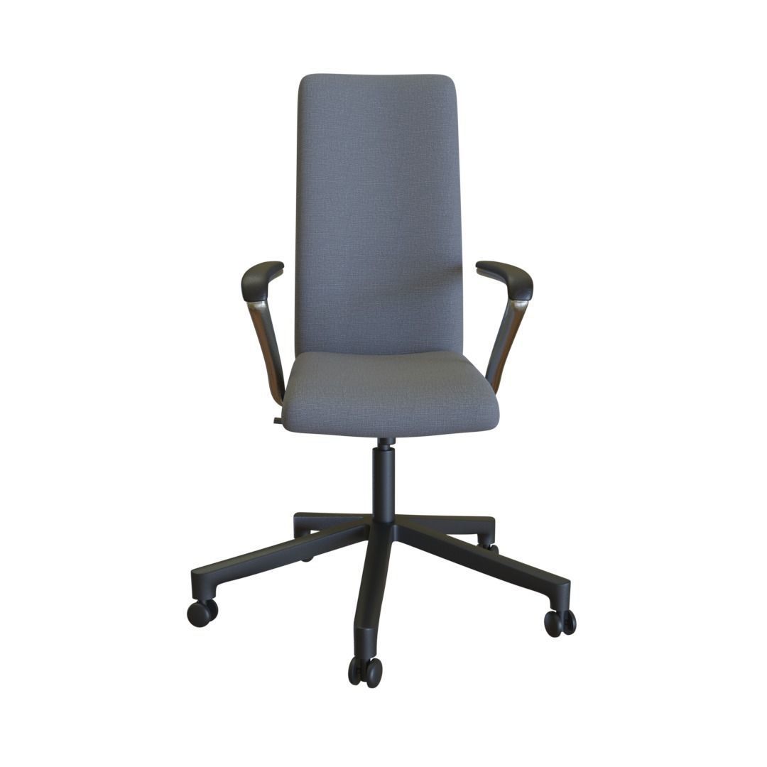 Stylish Regular Office Chair  Free 3D model_5