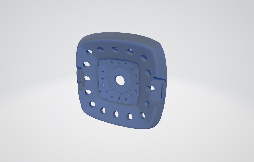 Luxury Cluster Halo Ring with Small Gems 3D print model_10