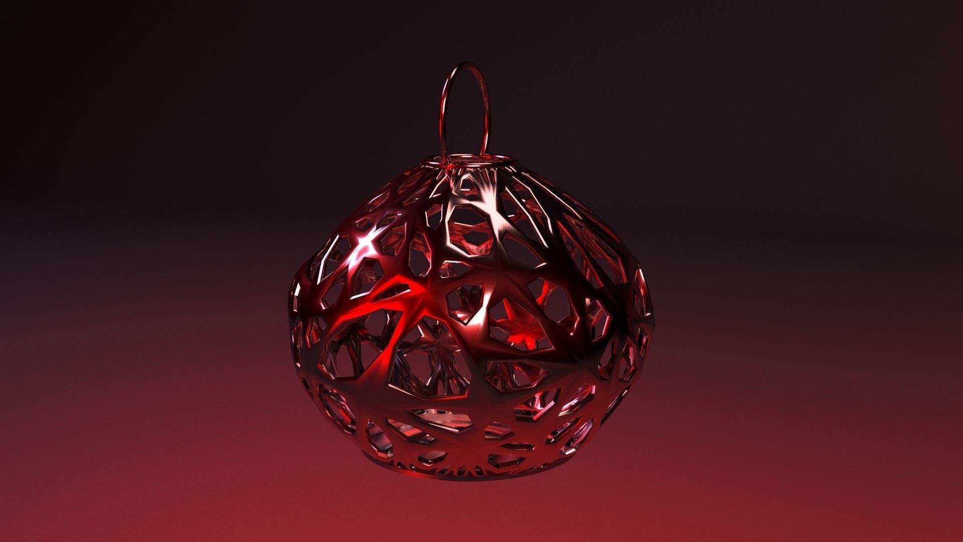 christmas ball 3D print model_2