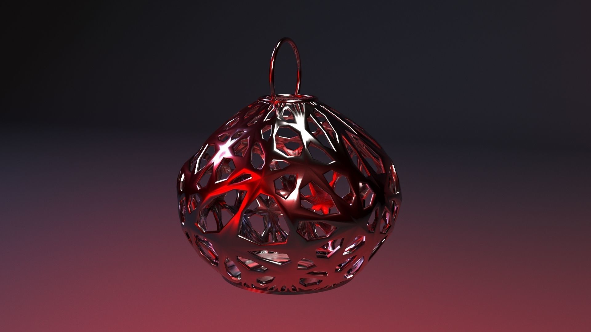 christmas ball 3D print model_3