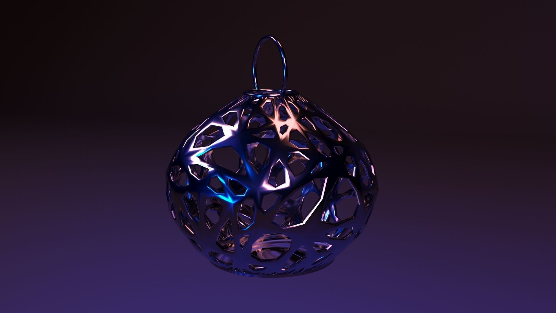 christmas ball 3D print model_4