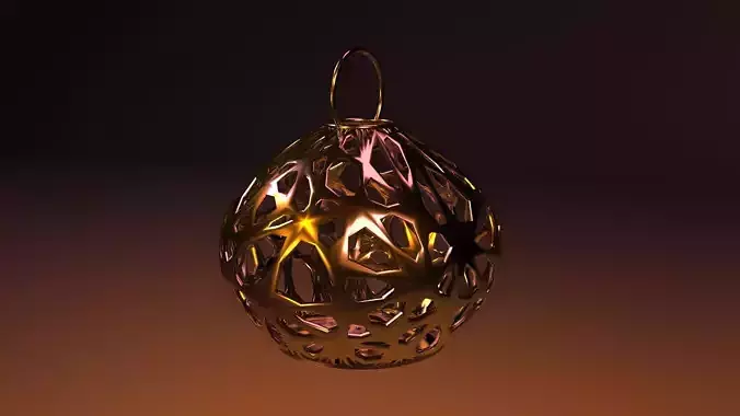 christmas ball 3D print model