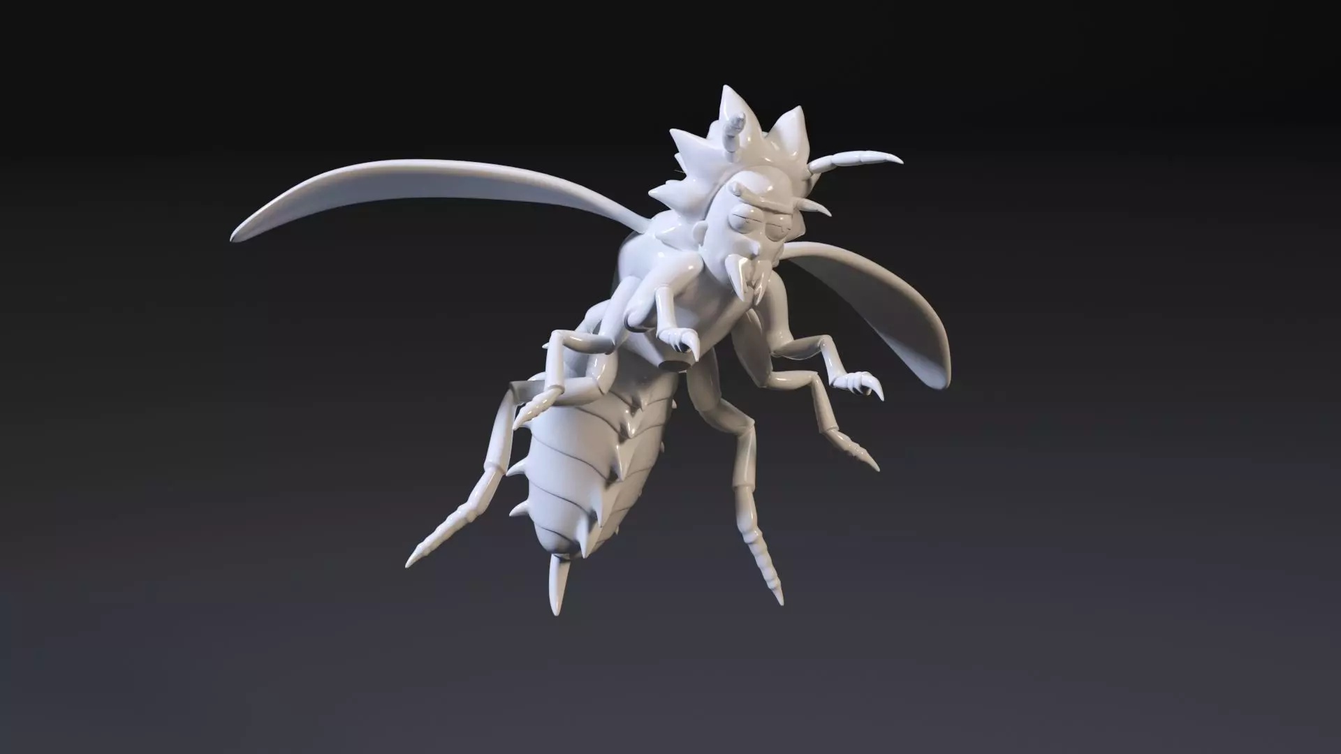 Rick hornet 3D print model