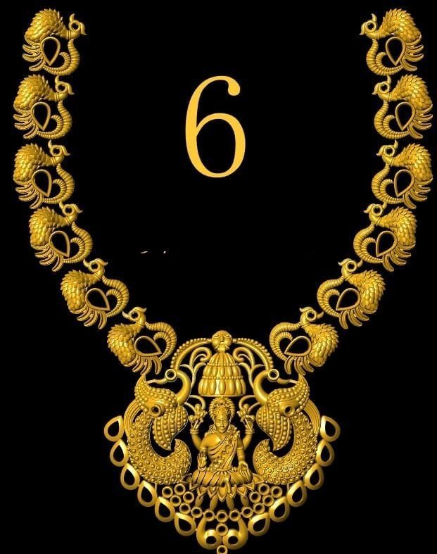 40 gm indian neckless porche and noksi  3D model_7