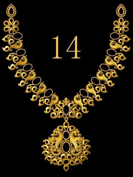 40 gm indian neckless porche and noksi  3D model_22