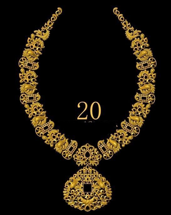 40 gm indian neckless porche and noksi  3D model_17