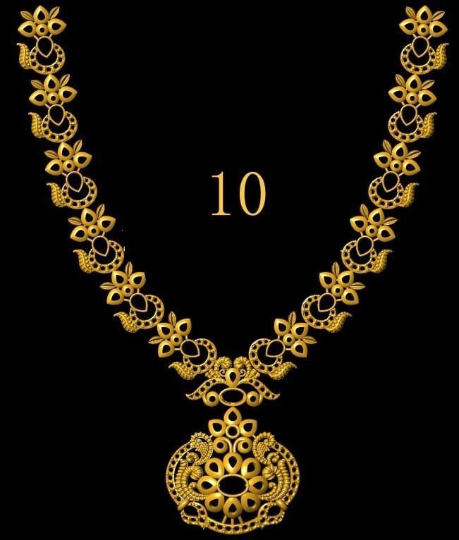 40 gm indian neckless porche and noksi  3D model_3