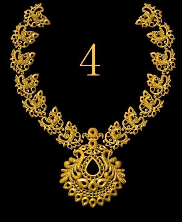 40 gm indian neckless porche and noksi  3D model_10