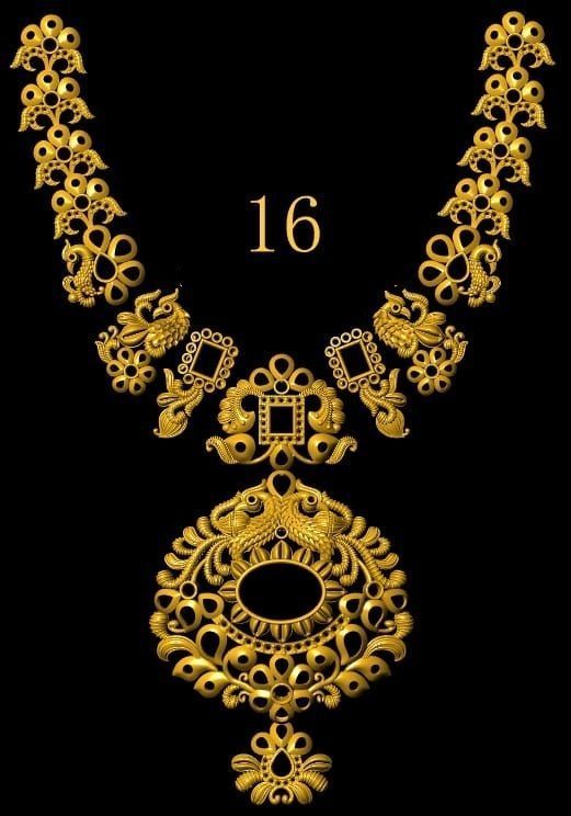 40 gm indian neckless porche and noksi  3D model_20