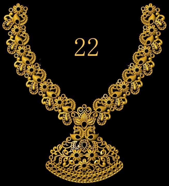 40 gm indian neckless porche and noksi  3D model_24