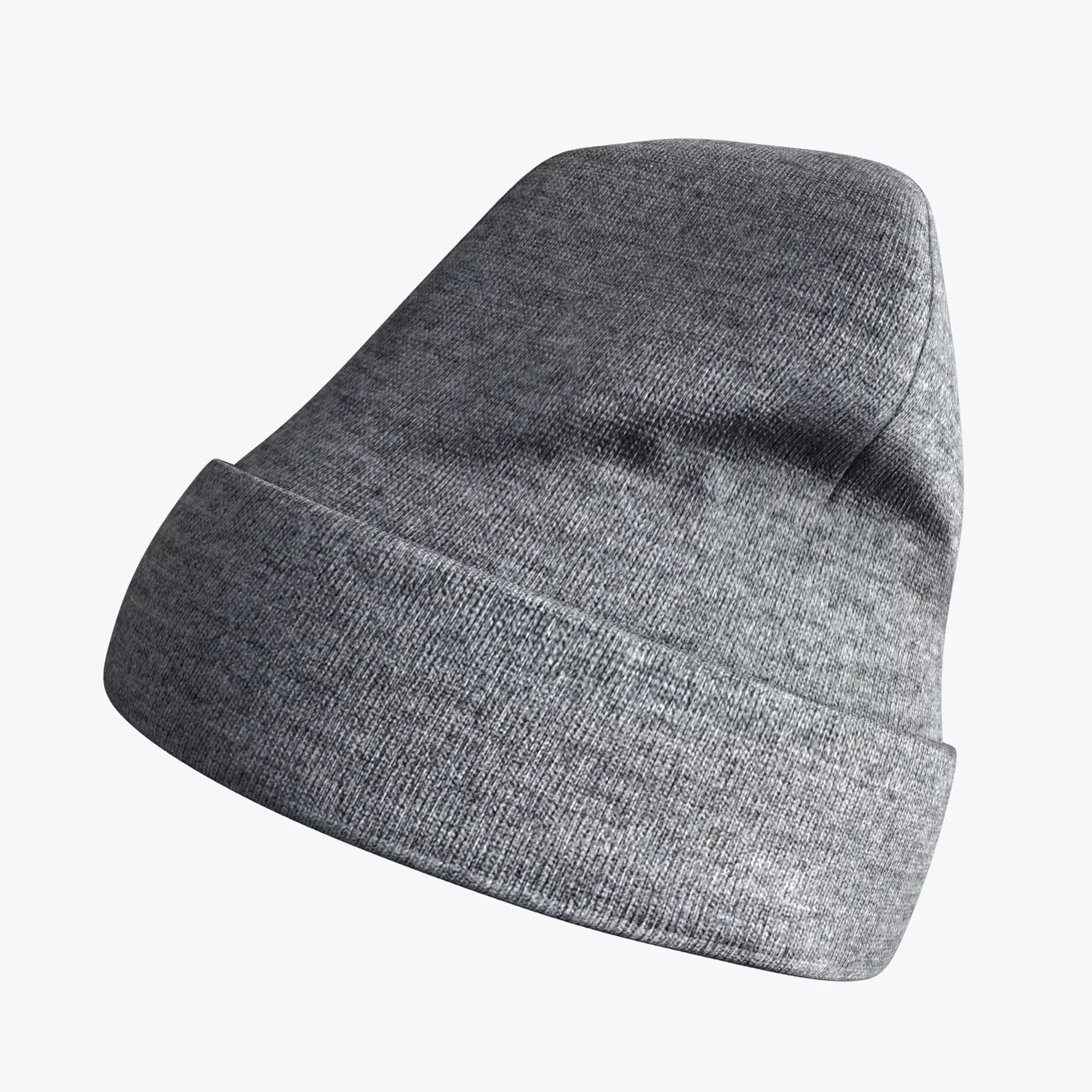 Winter hat Low-poly 3D model_0
