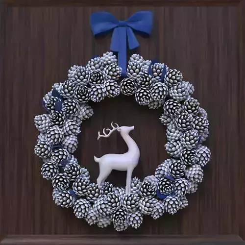 Christmas Wreath 3D model
