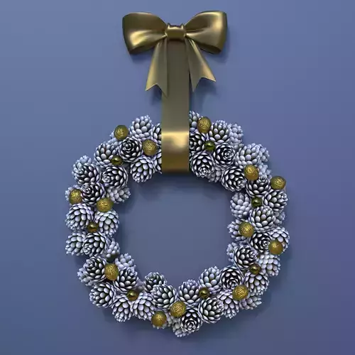 Christmas Wreath 3D model