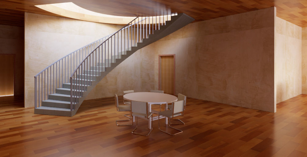 Revit Villa design 2018 3D model_5