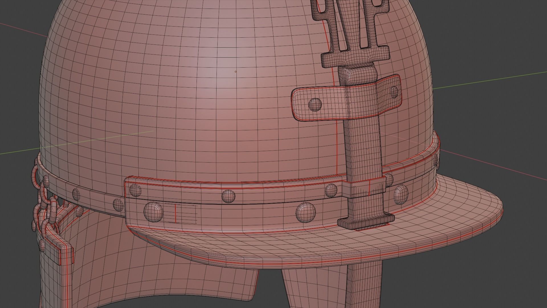 MamlukeHelmet metal helmet 3D model_14