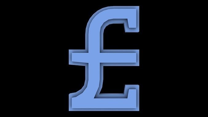 FONT-070 Pound Sign Free low-poly 3D model
