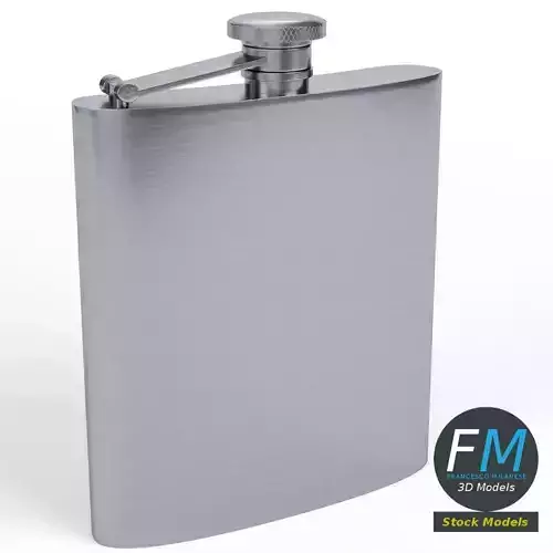 Hip flask 3D model