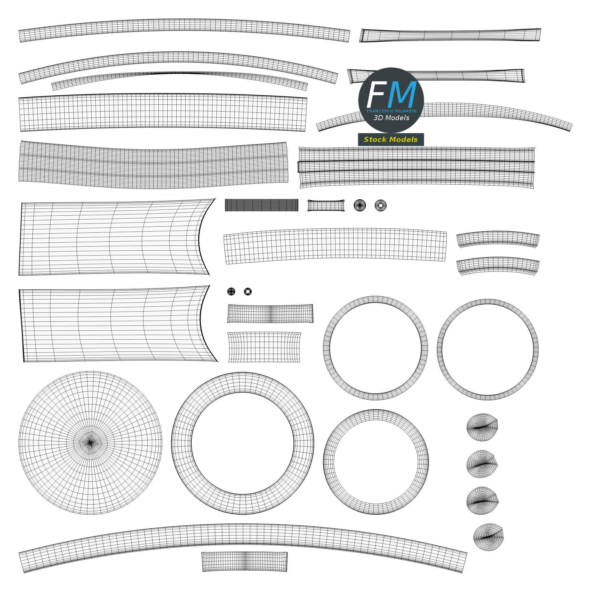 Hip flask 3D model_12