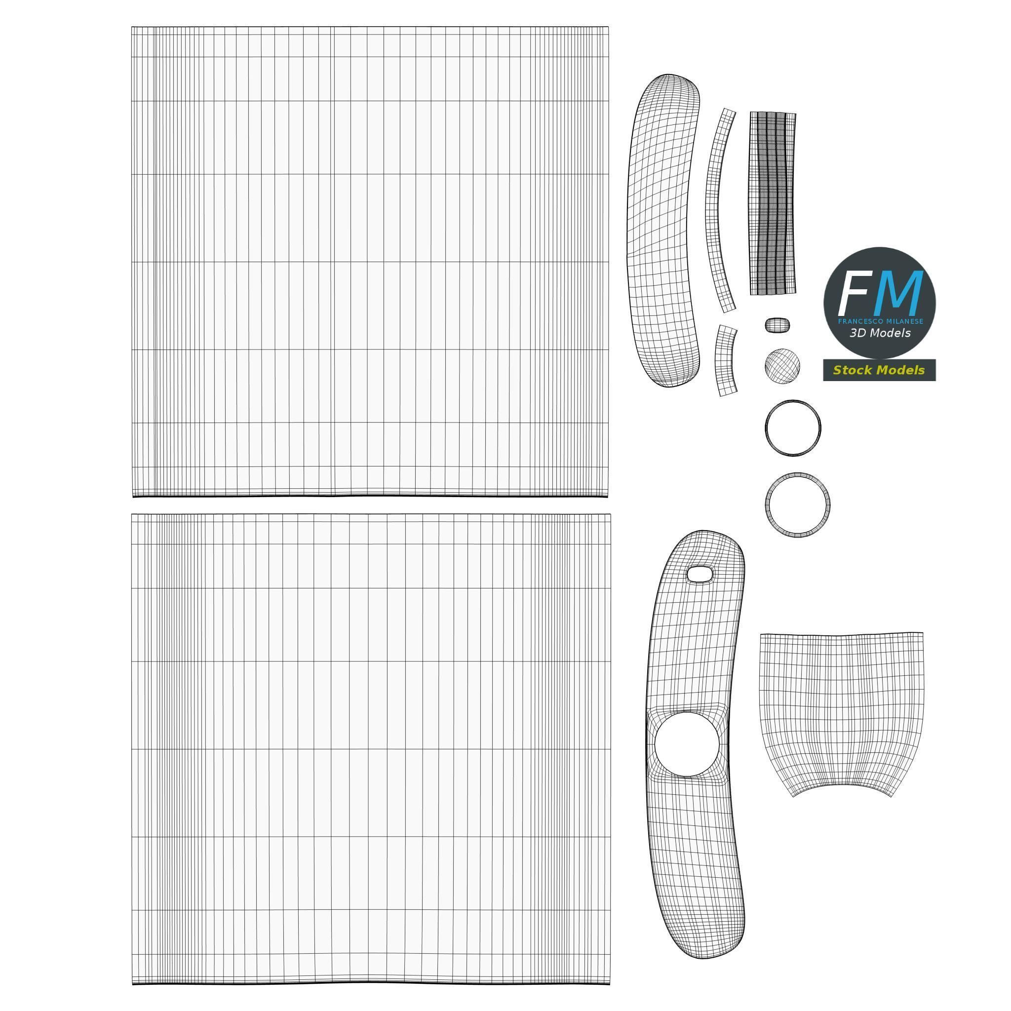 Hip flask 3D model_11