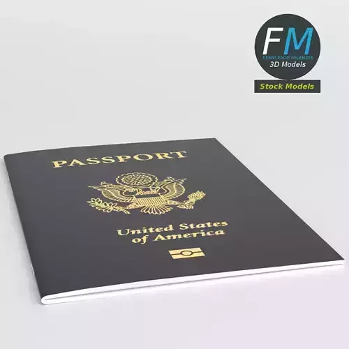 Passport 3D model