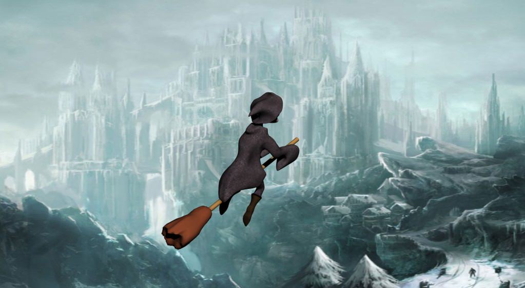 3D Wicked Witch  Low-poly 3D model_2