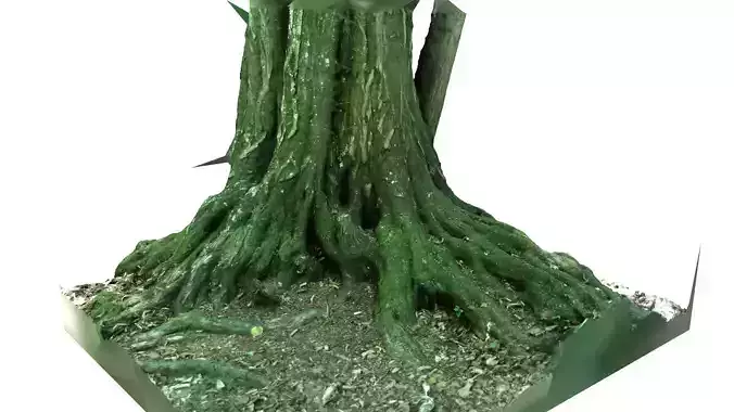 Scan of tree 3D model