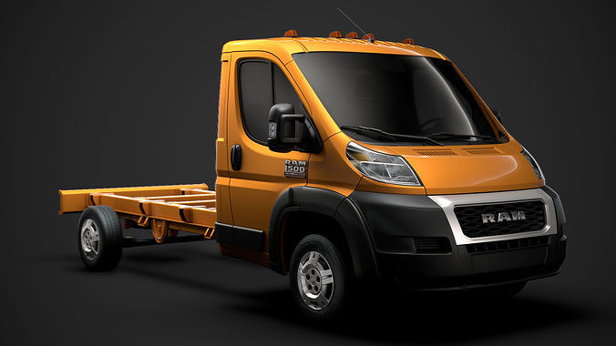 Ram Promaster Chassis Truck Single Cab 3800 WB 2020 3D model