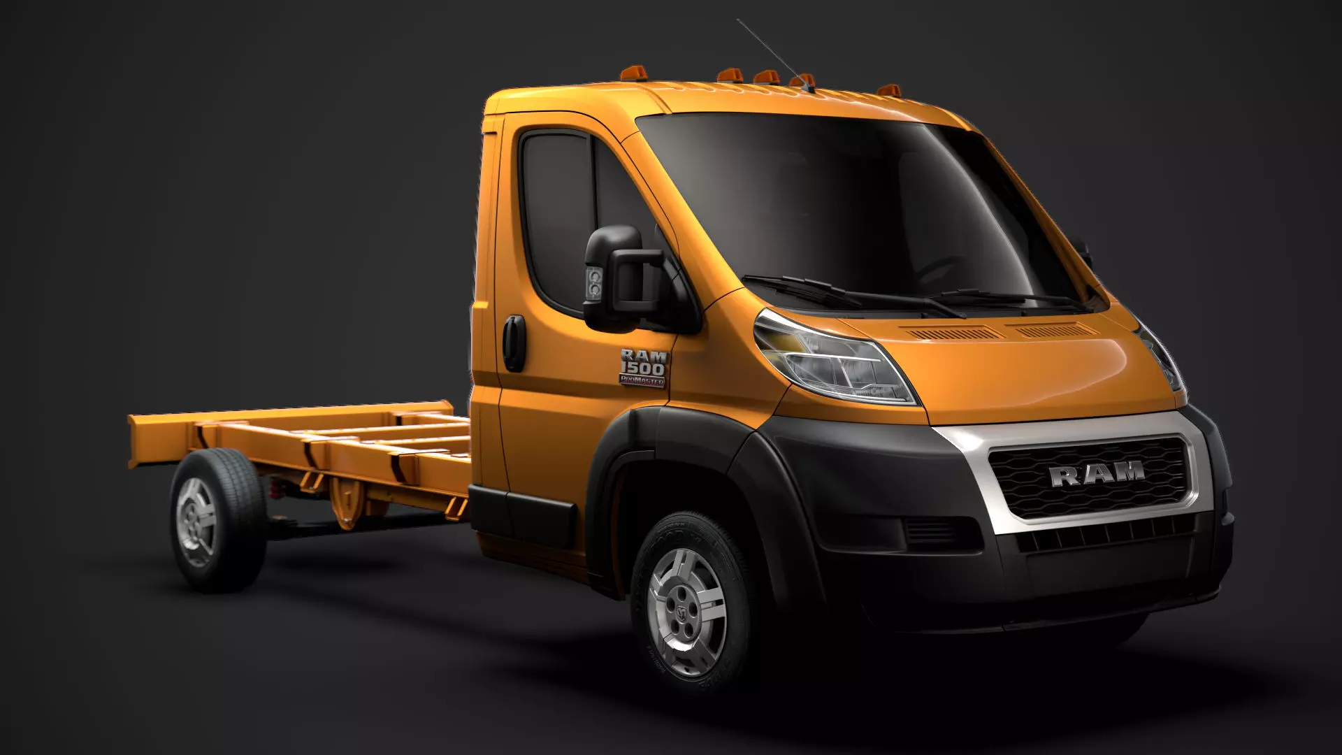 Ram Promaster Chassis Truck Single Cab 3800 WB 2020 3D model