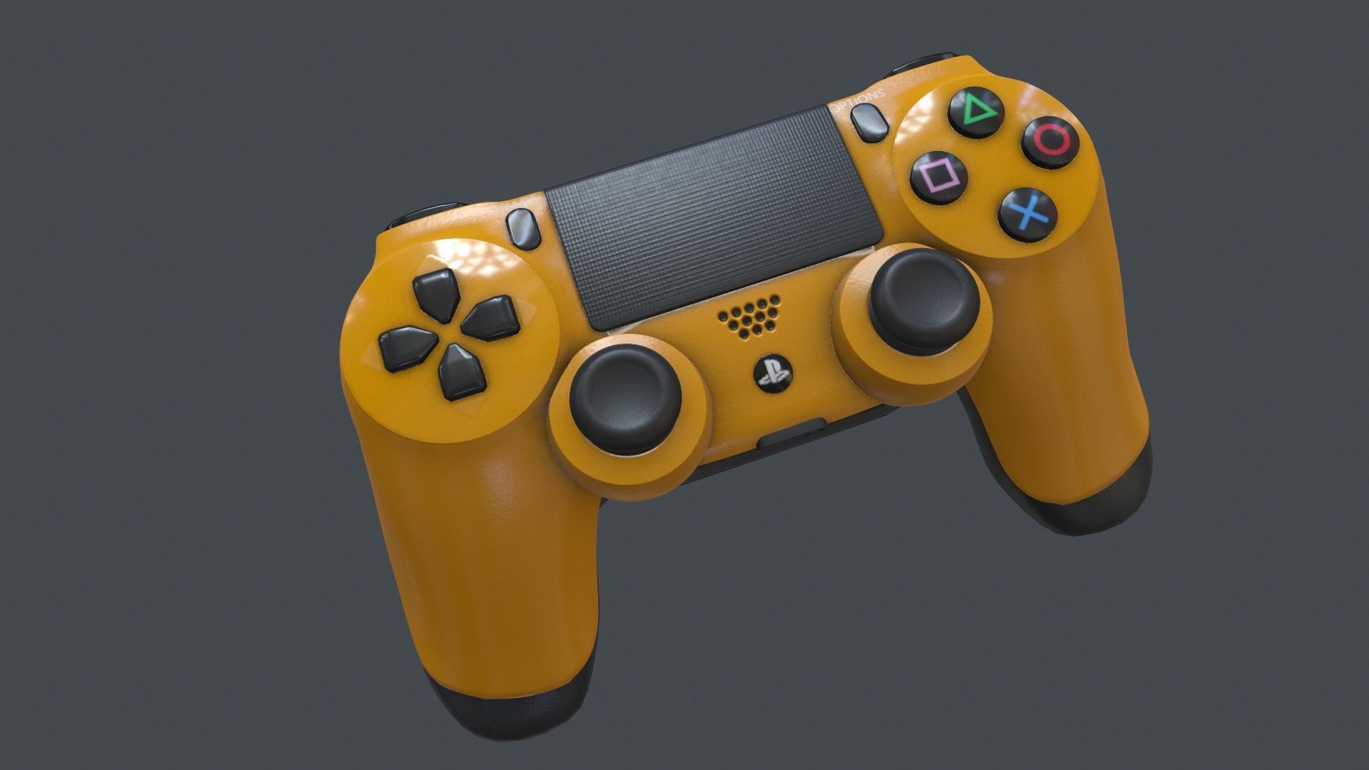 PS4 Controller Low-poly 3D model_3