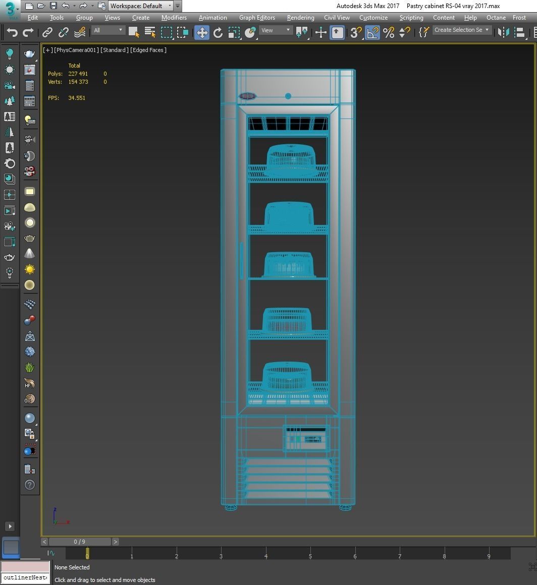Pastry cabinet RS-04 3D model_12