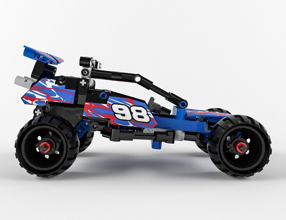 Lego Technic Off-road Racer 3D model_1