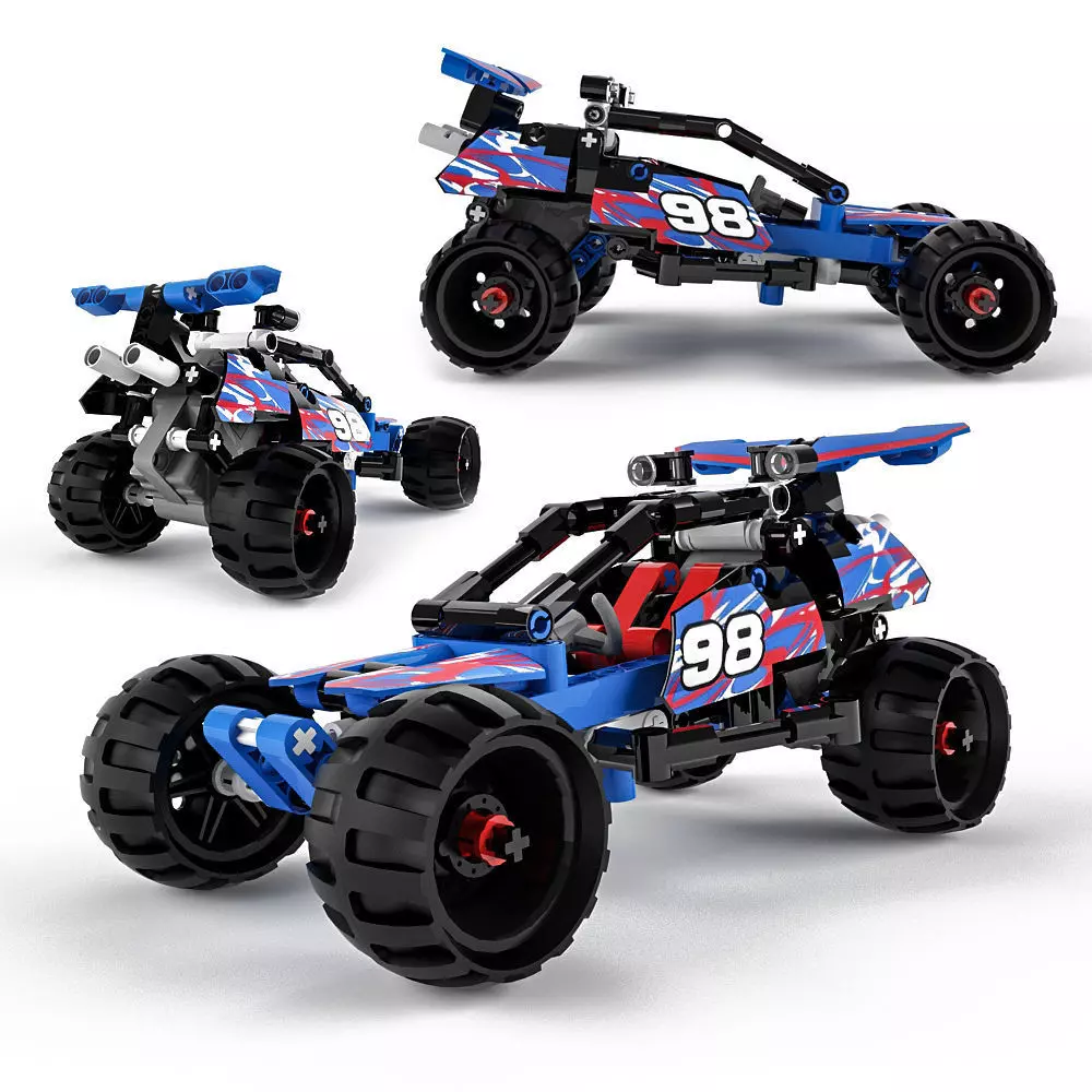 Lego Technic Off-road Racer 3D model_0