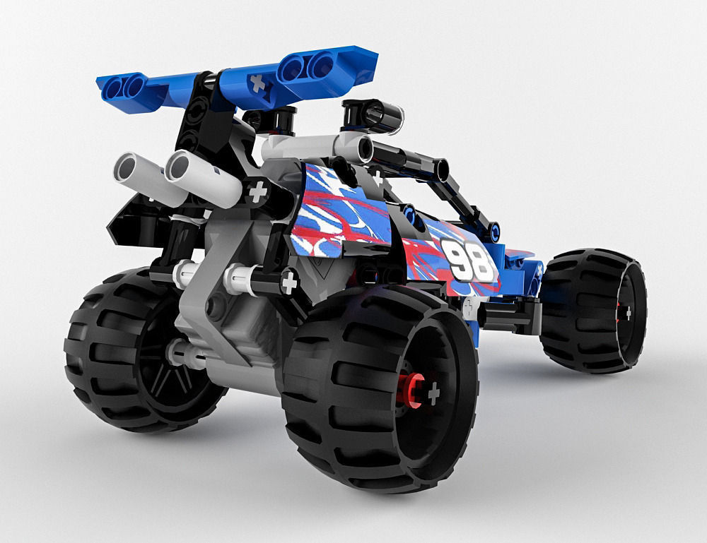 Lego Technic Off-road Racer 3D model_2