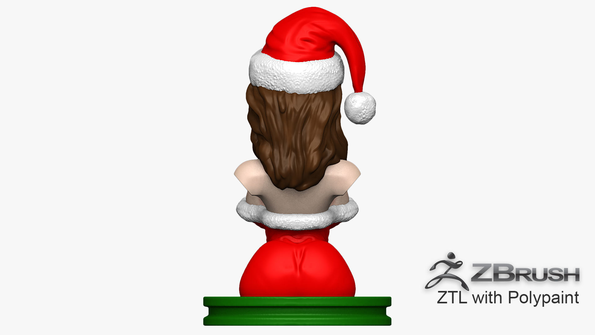 Sexy Santa Helper 3d Printable Bust 3D print model_13