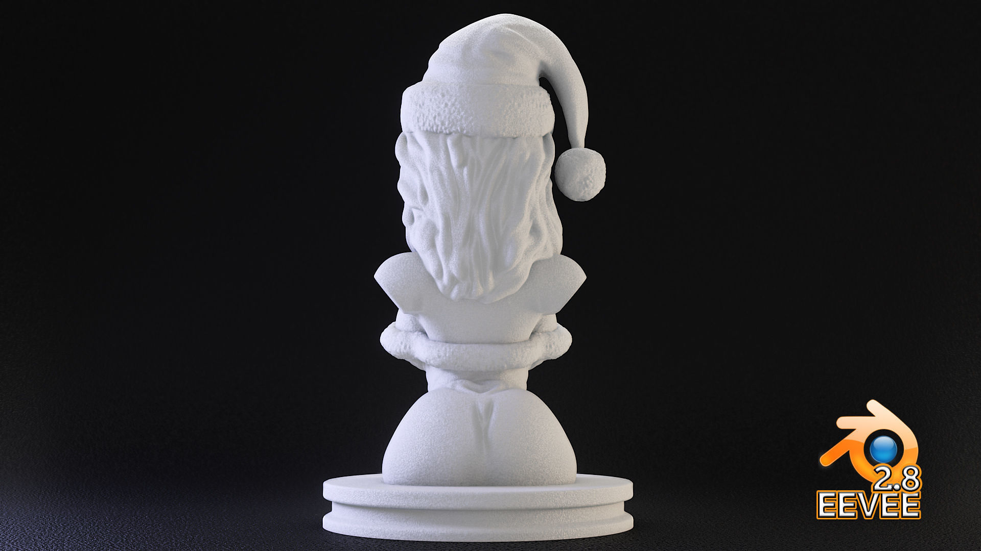 Sexy Santa Helper 3d Printable Bust 3D print model_9
