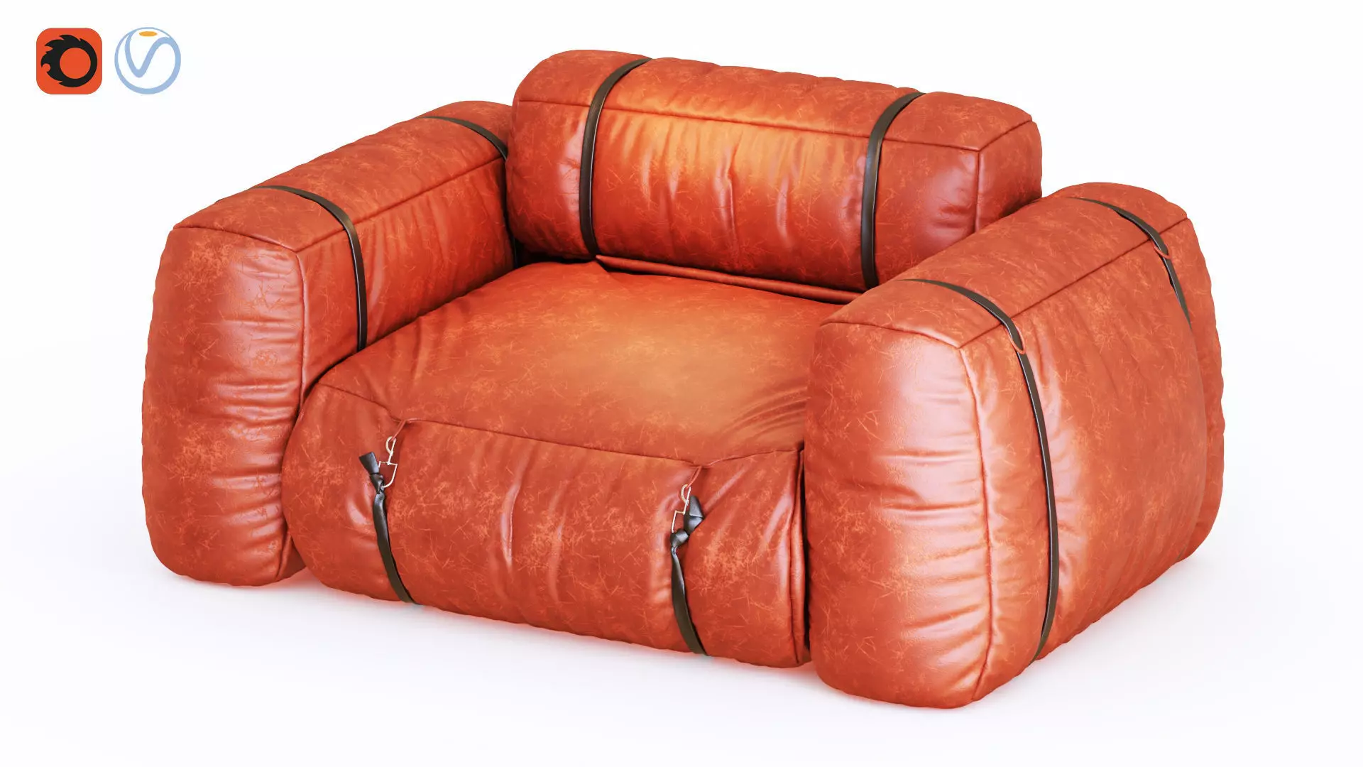 Armchair The Shearer  3D model_0