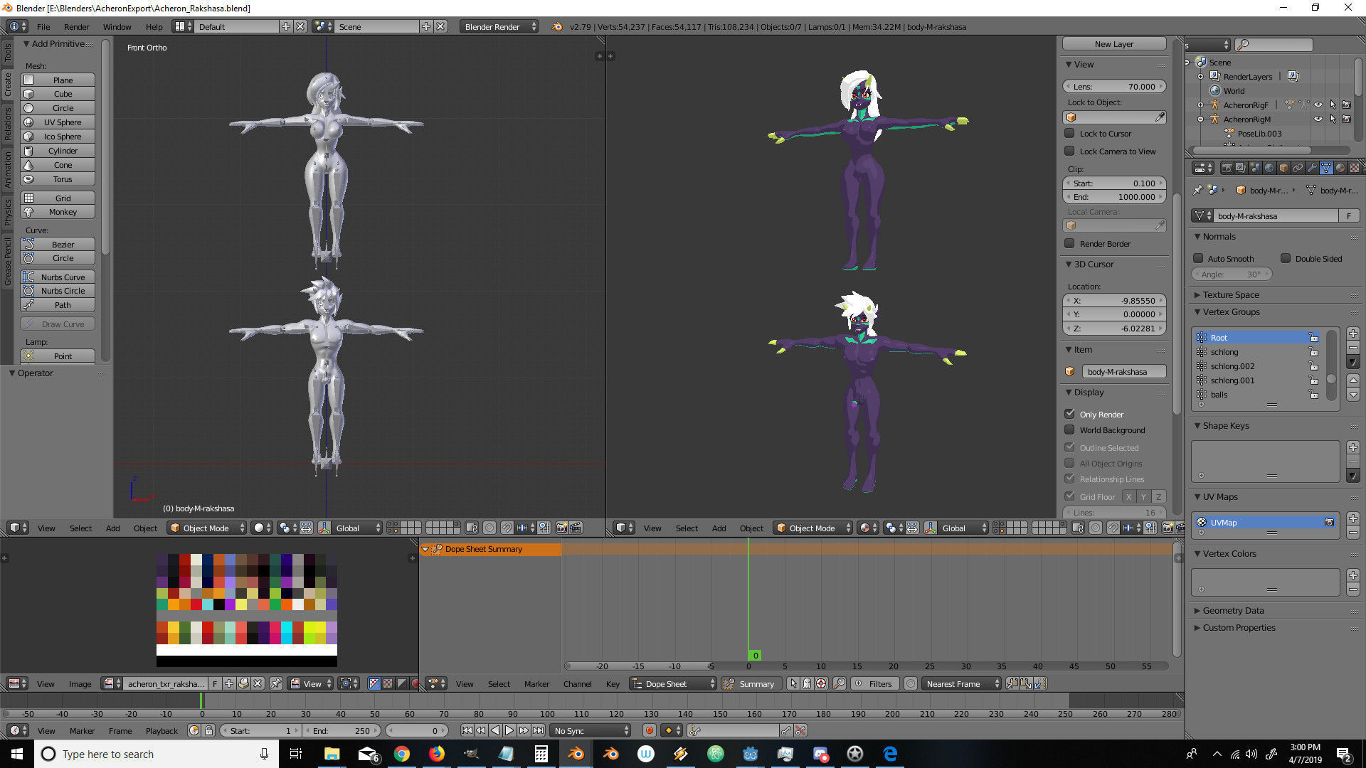 Acheron Series Dark Side 3D Model Collection_14