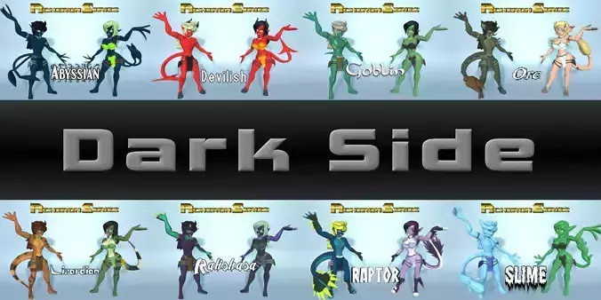 Acheron Series Dark Side 3D Model Collection