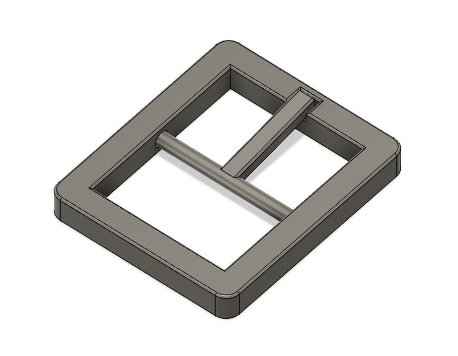 Mii Fighter Belt and Buckle Smash Ultimate 3D print model_13