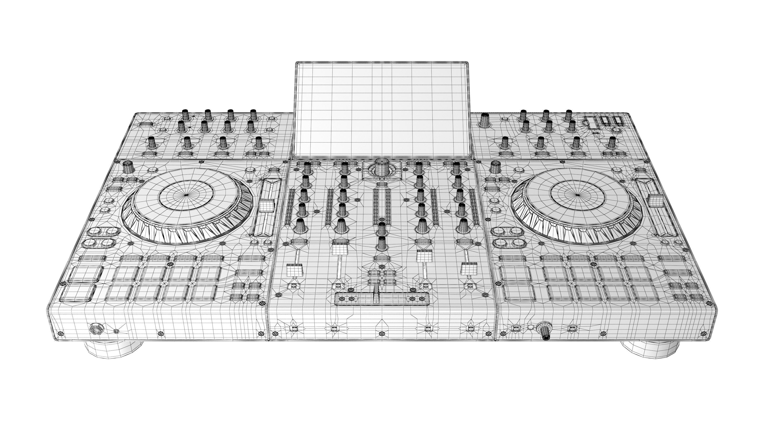 Denon DJ Prime 4 3D model_12