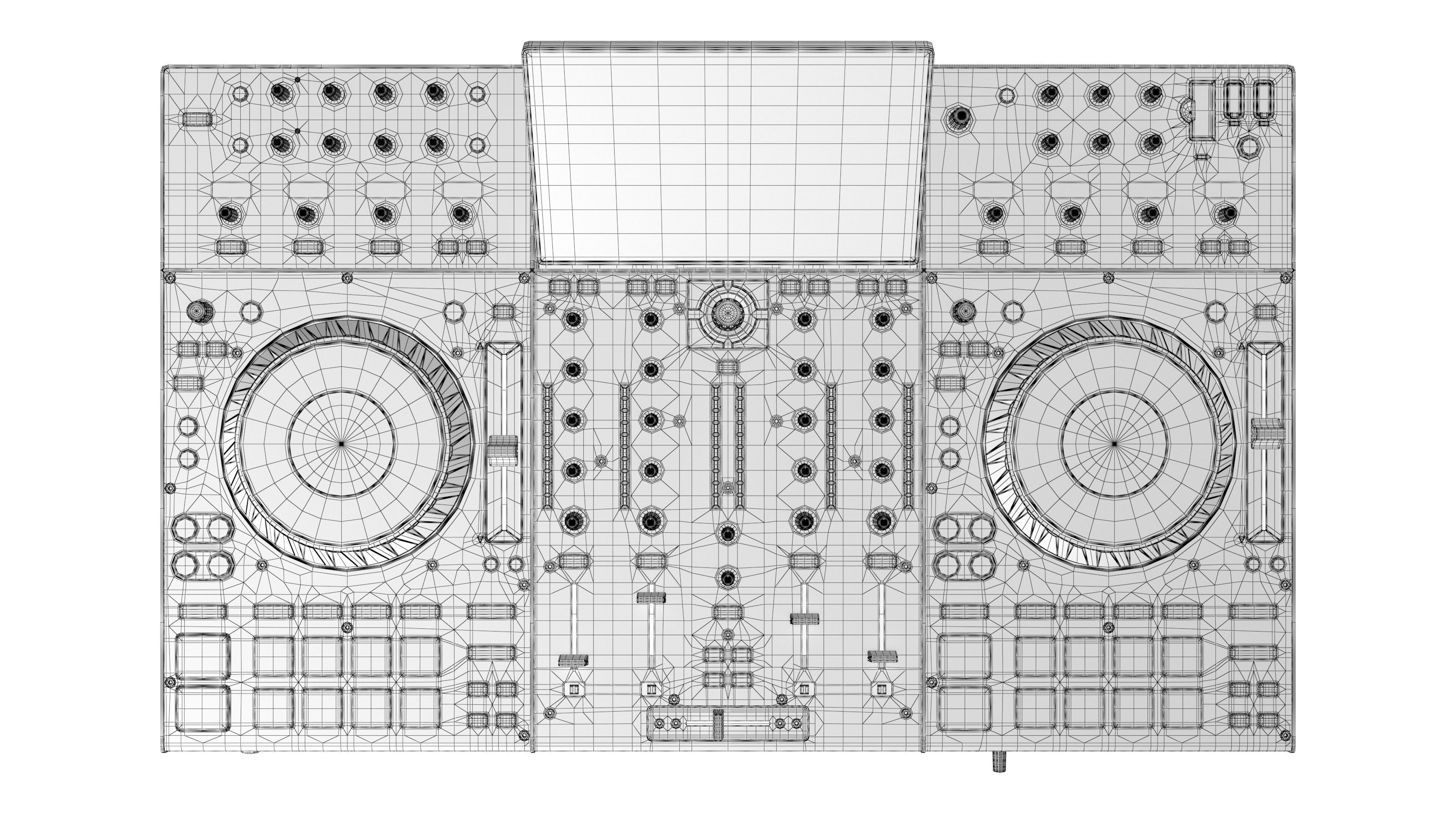 Denon DJ Prime 4 3D model_14