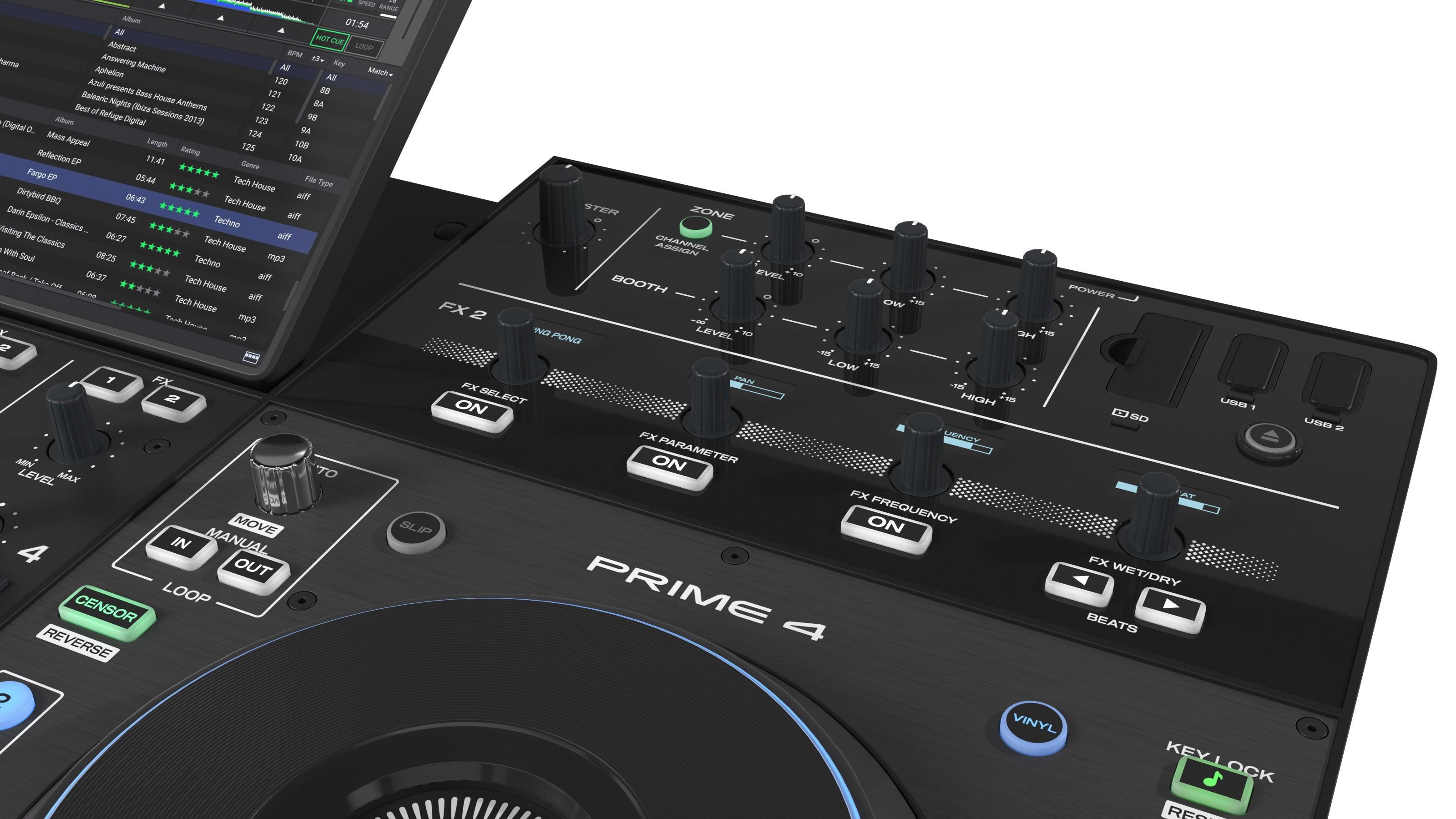 Denon DJ Prime 4 3D model_10