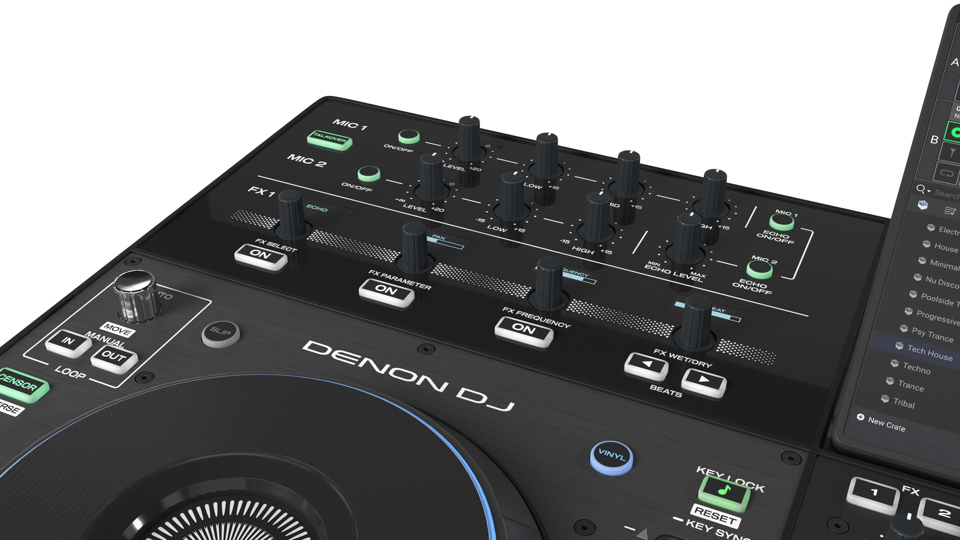Denon DJ Prime 4 3D model_9