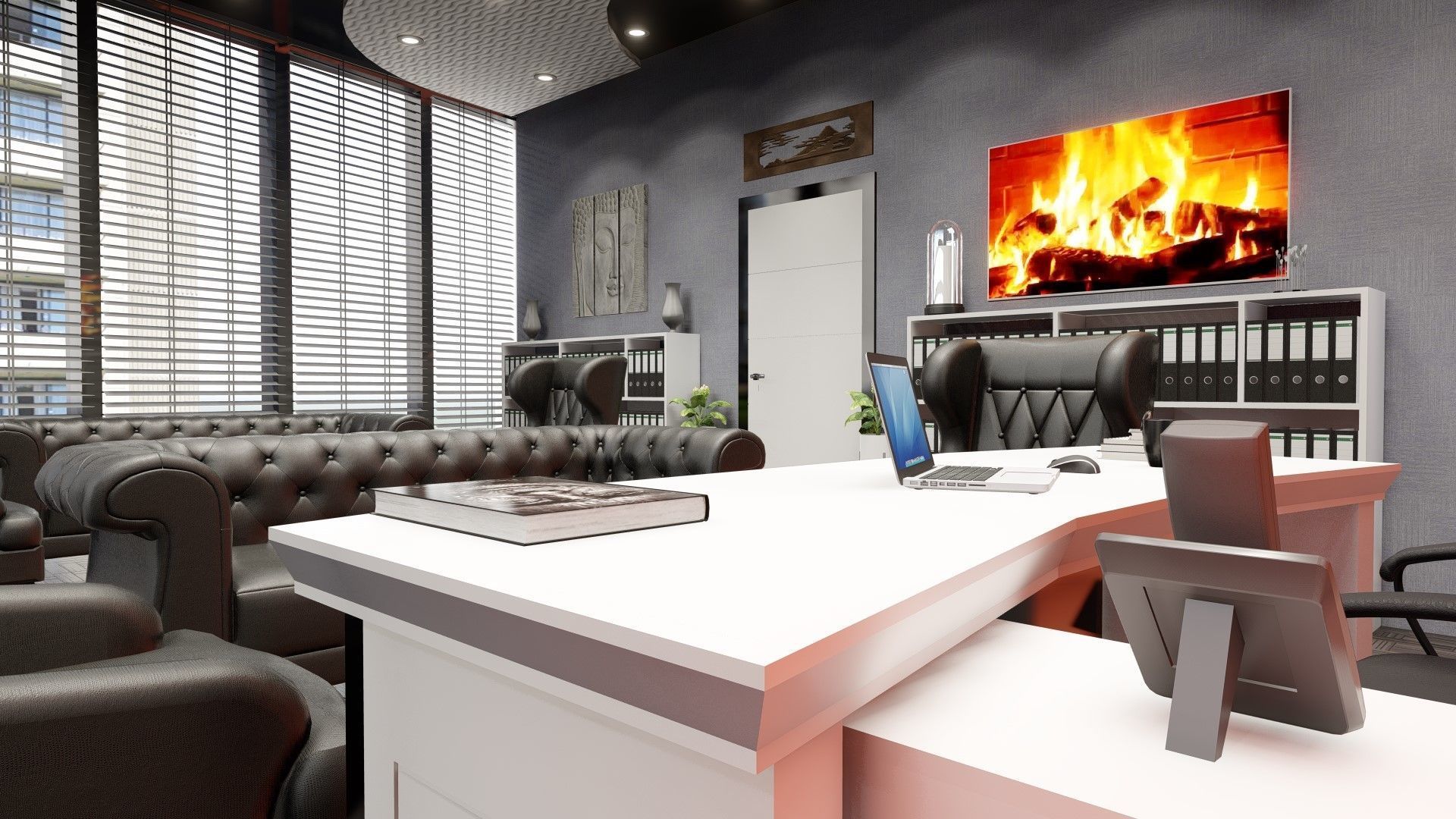 OFFICE DESIGN Free 3D model_37