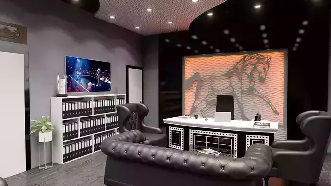OFFICE DESIGN Free 3D model OFFICE DESIGN Free 3D model